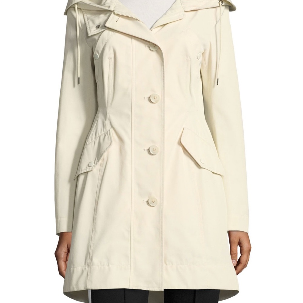 MONCLER Audrey Long Utility Coat w/Hood Size 0 NWT